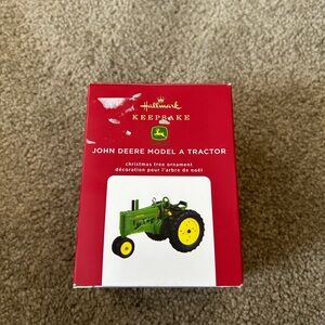 2020 Hallmark John Deere Model A Tractor die-cast metal Keepsake ornament